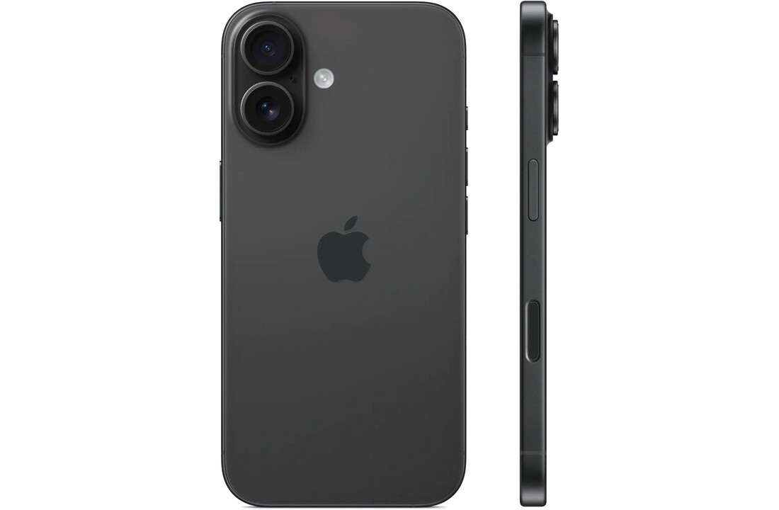 Apple iPhone 16 128GB Zwart - Mobiele telefoon