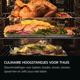 AEG TP8SB73FAB SteamPro - Combi hetelucht- en stoomoven.