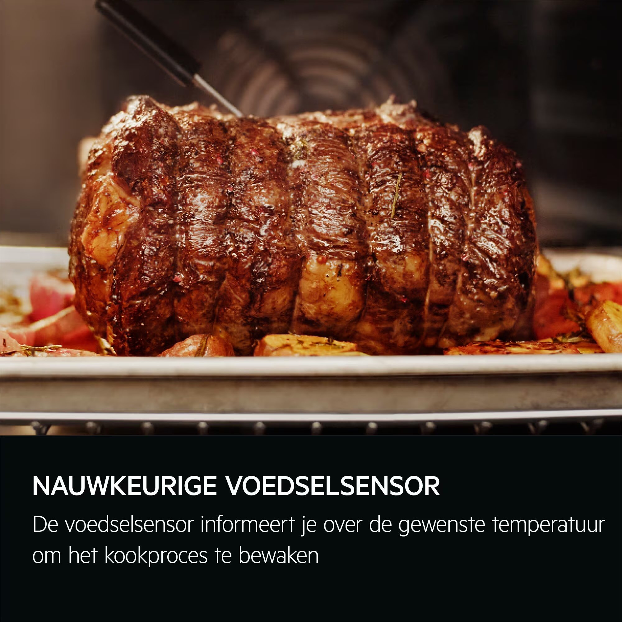 AEG TK8NK72FB 8000 MealAssist - Heteluchtoven met magnetron.