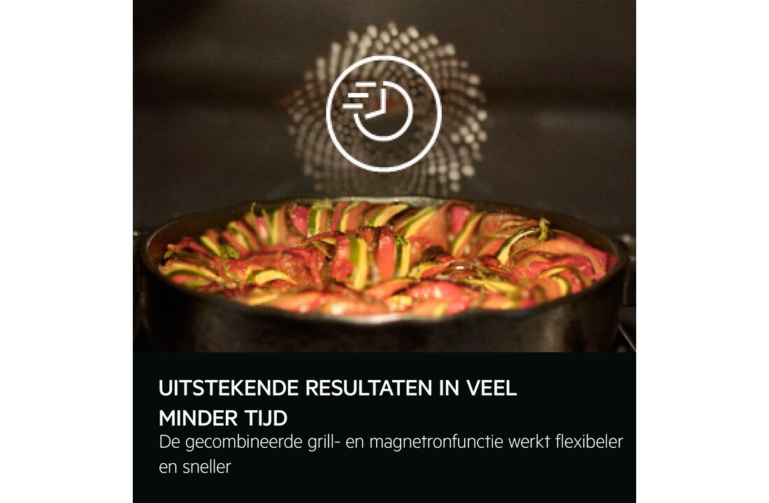 AEG TK8NK72FB 8000 MealAssist - Heteluchtoven met magnetron.
