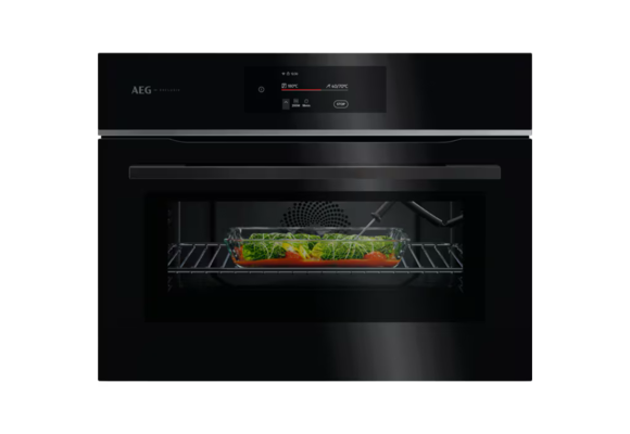 AEG TK8NK72FB 8000 MealAssist - Heteluchtoven met magnetron.
