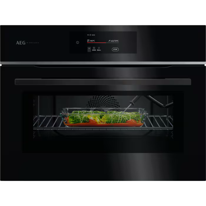 AEG TK8NK72FB 8000 MealAssist - Heteluchtoven met magnetron.