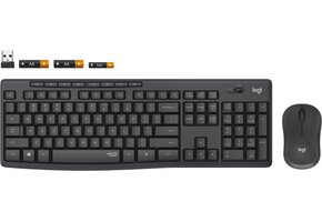 Logitech MK295 Silent - Toetsenbord + muis set