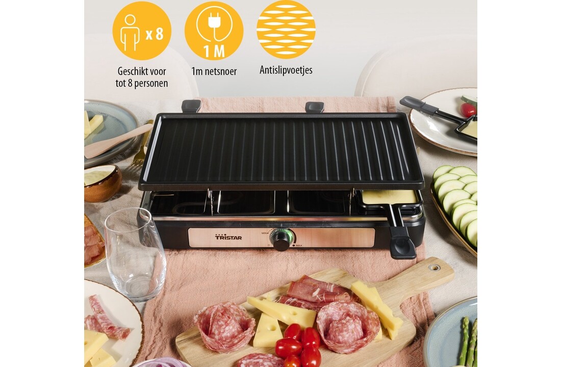 Tristar RA-2760 Raclette - Gourmetstel