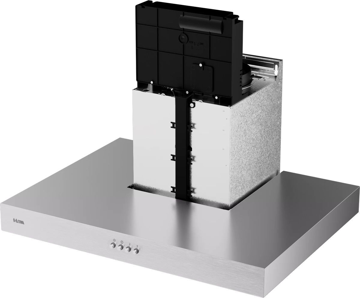 ETNA AB260RVS - Wandschouw afzuigkap