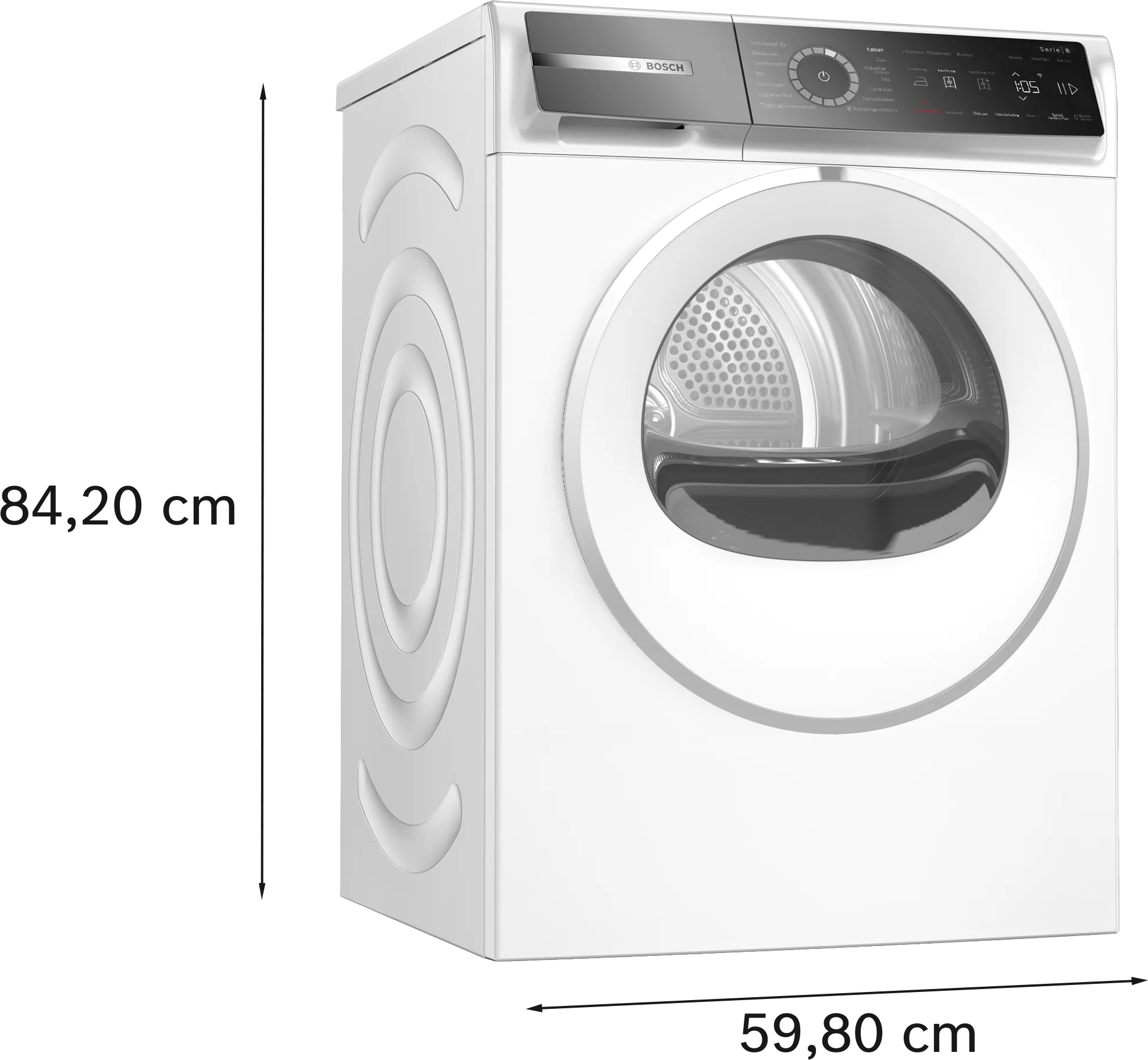 Bosch WRB247C9NL - Warmtepompdroger A-label.