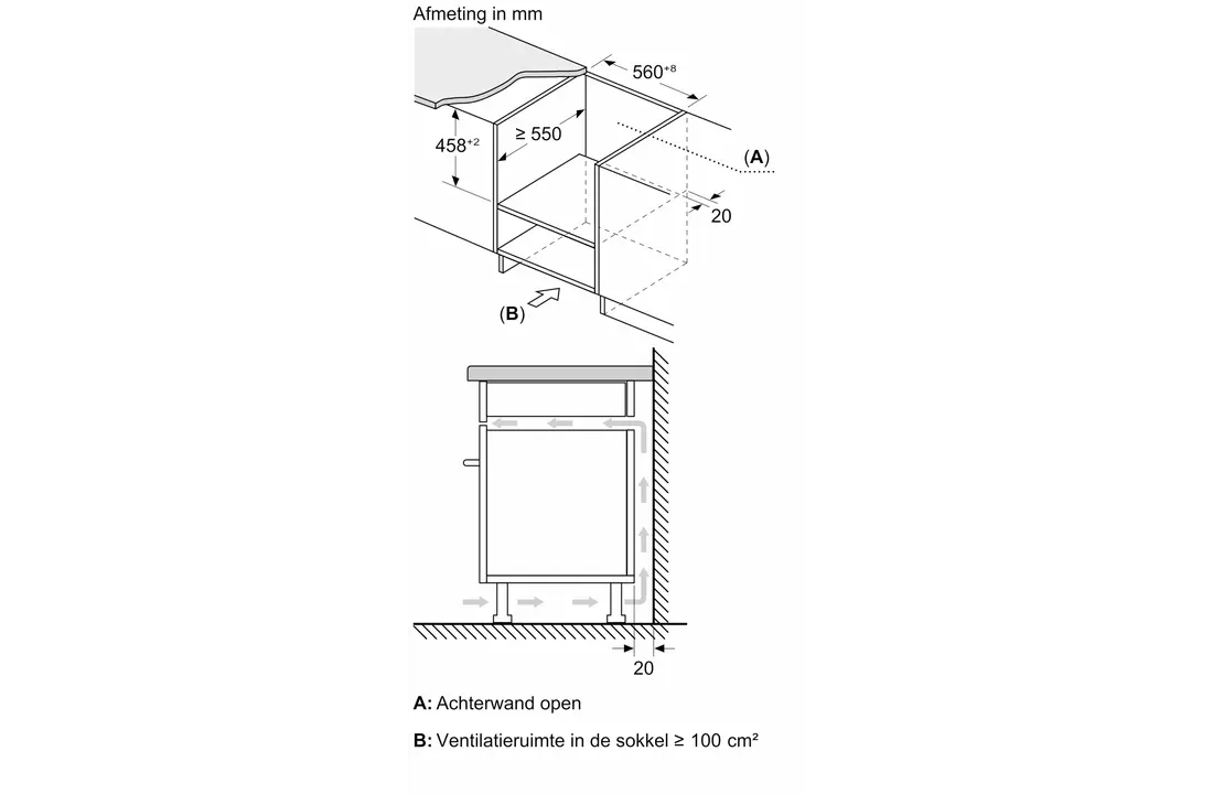 Bosch CMA585GB1  - Combimagnetron met hetelucht oven.