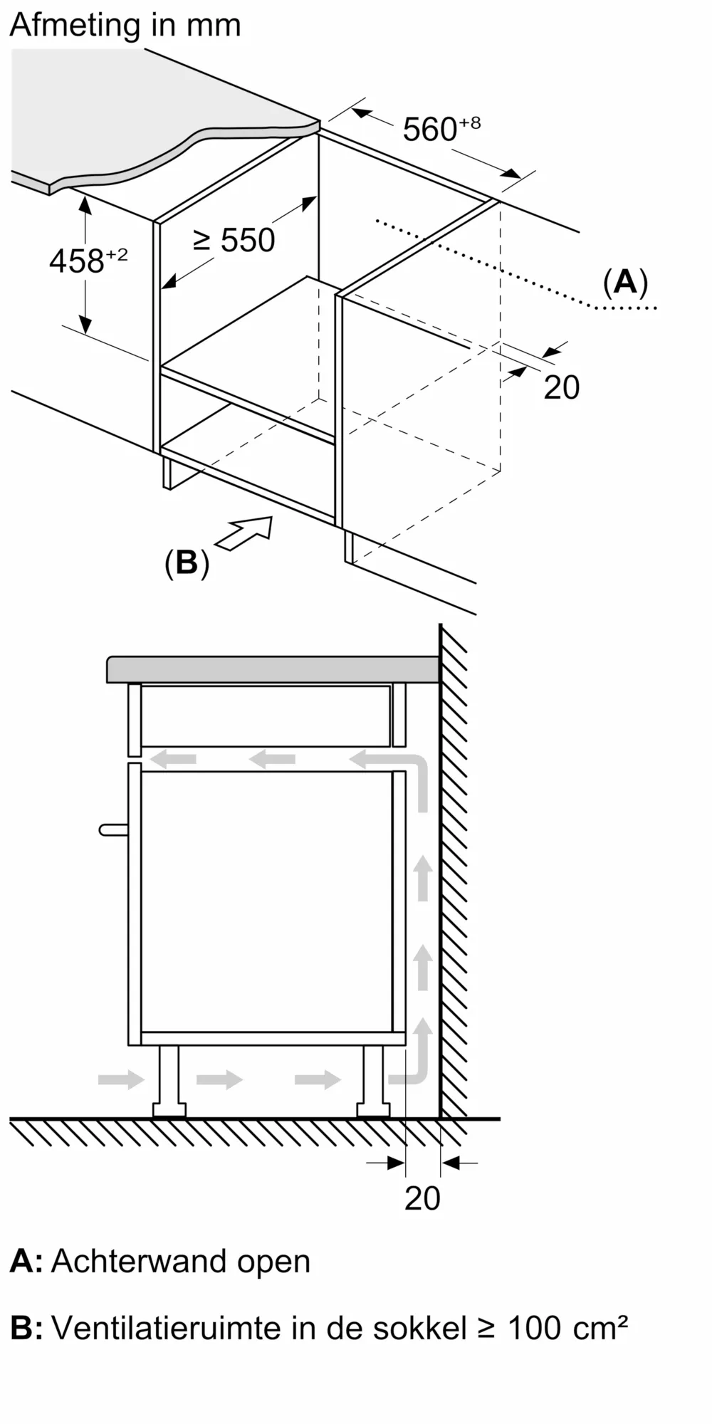 Bosch CMA585GB1  - Combimagnetron met hetelucht oven.