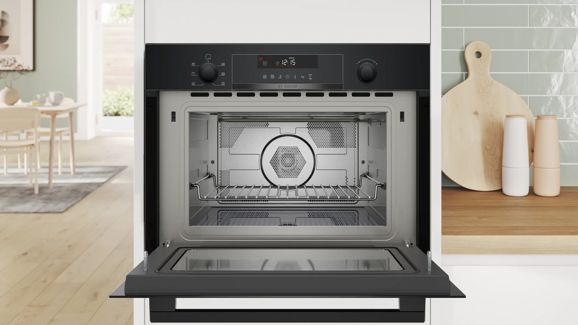 Bosch CMA585GB1  - Combimagnetron met hetelucht oven.