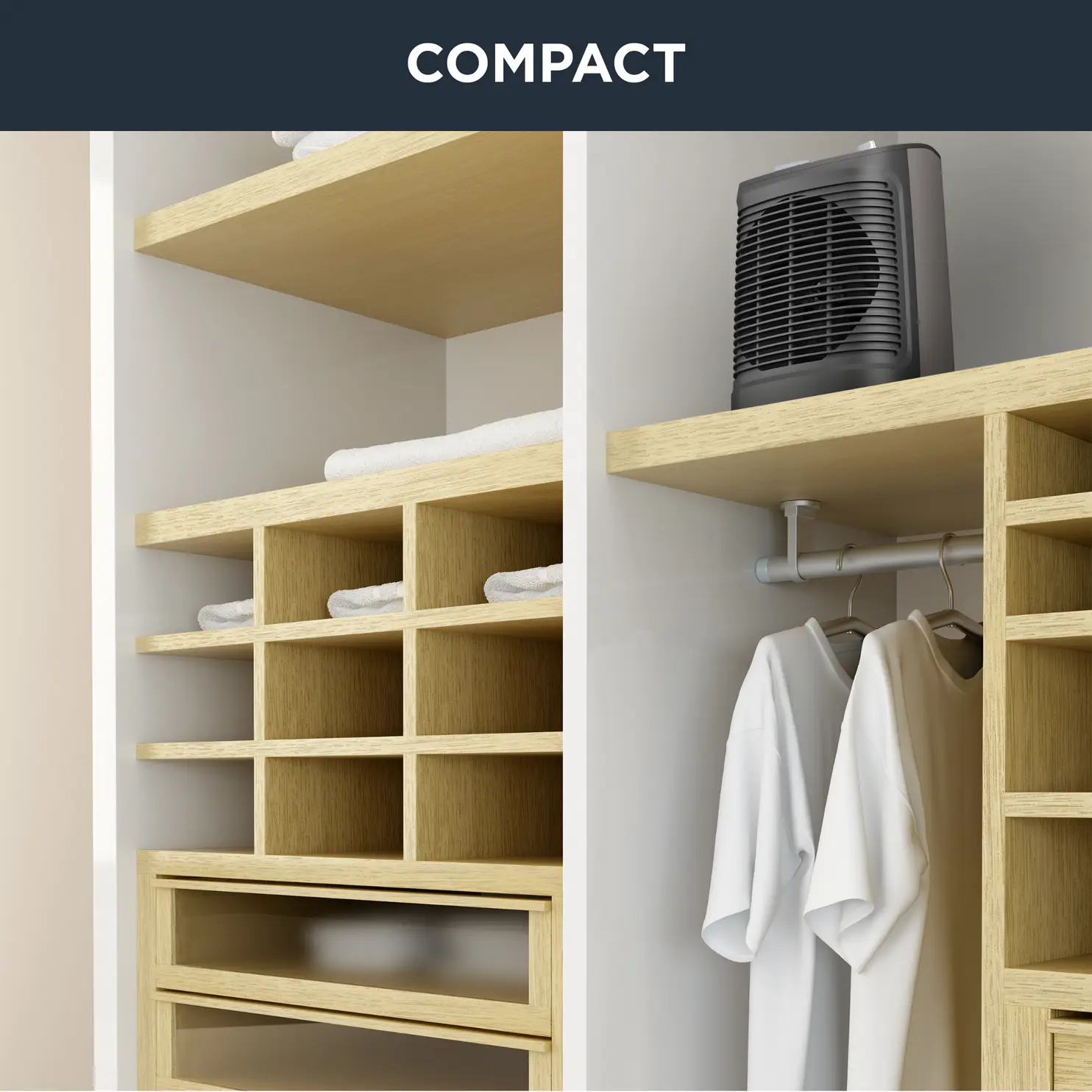 Rowenta SO2320 Instant Comfort Compact - Elektrische ventilatorkachel.