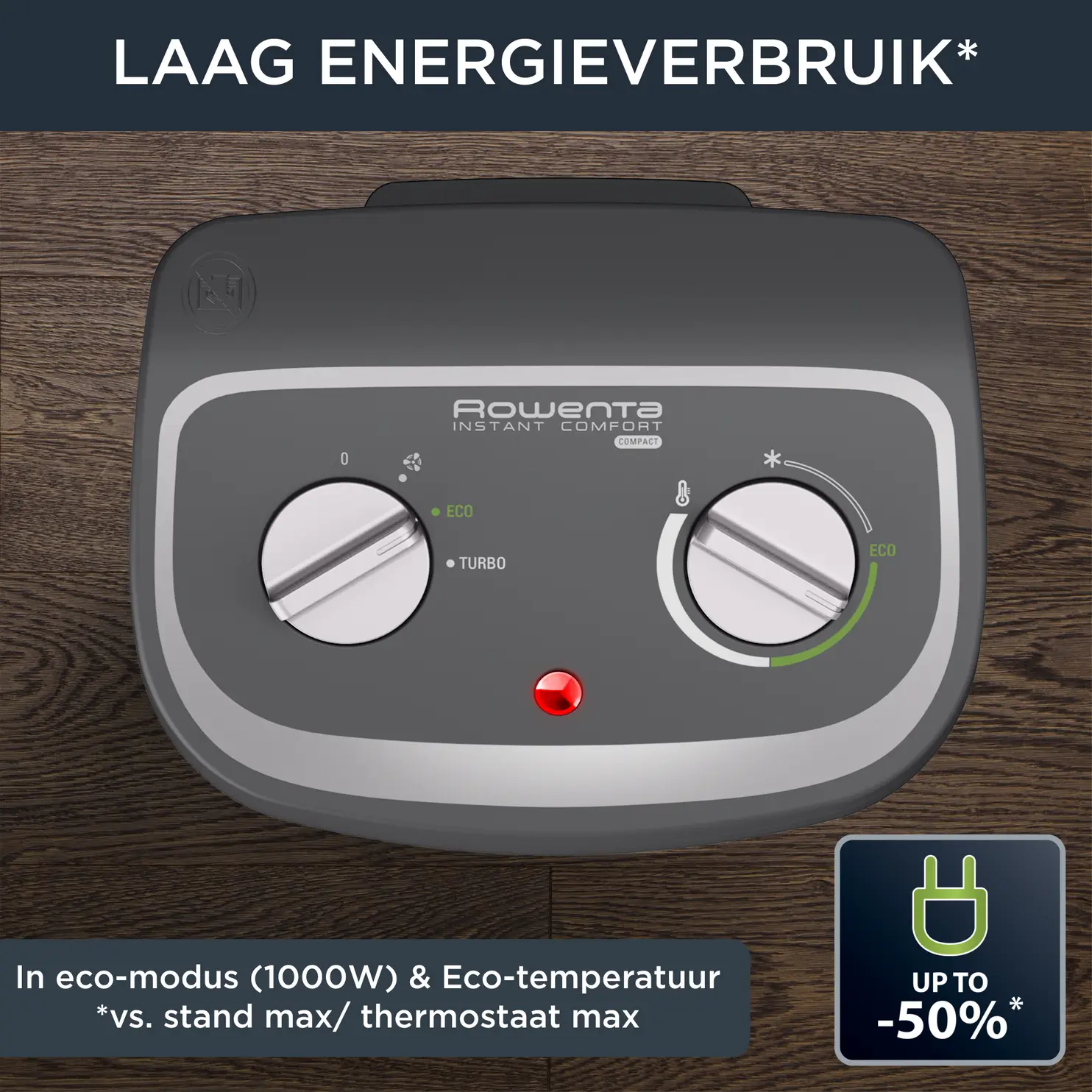 Rowenta SO2320 Instant Comfort Compact - Elektrische ventilatorkachel.