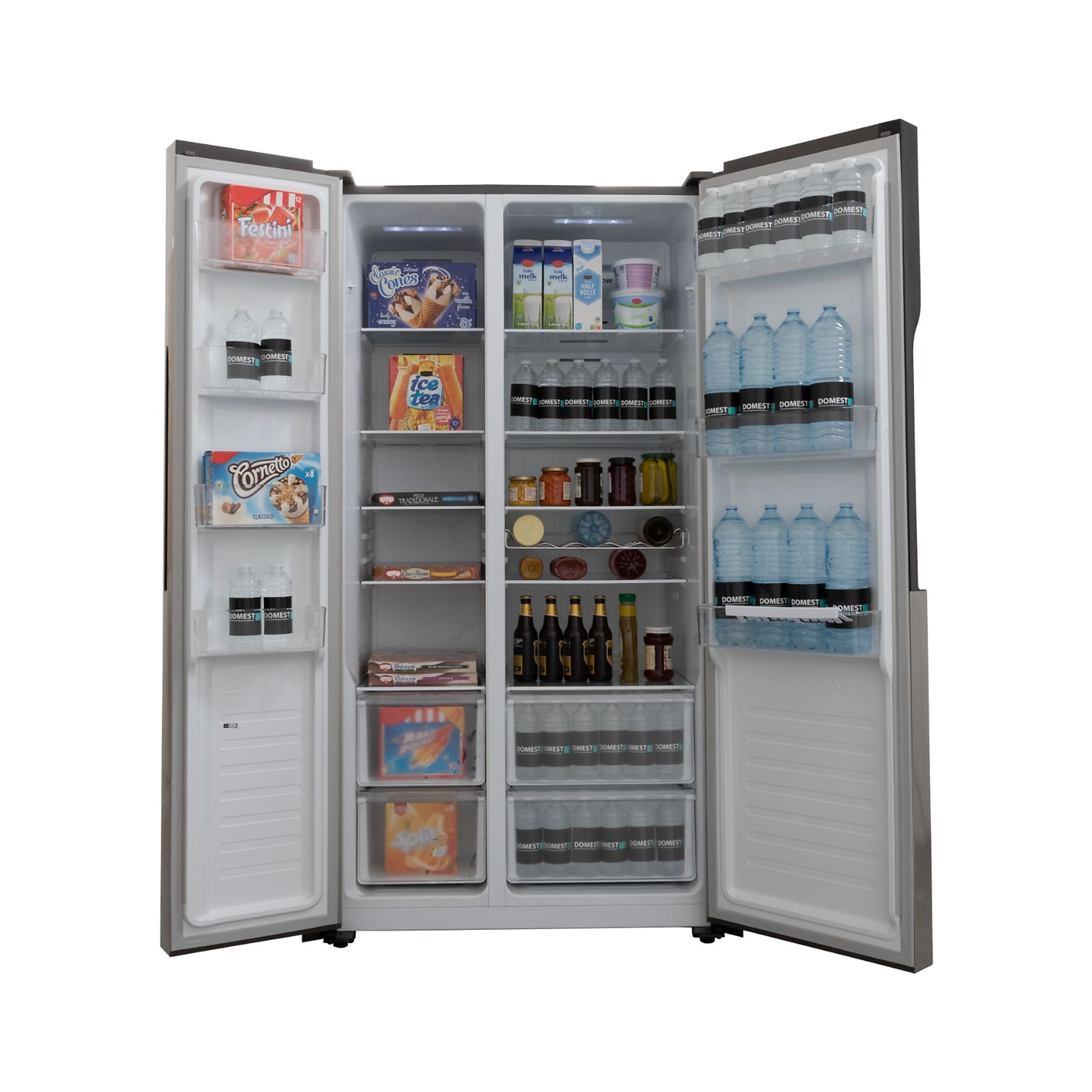 Frilec BONNSBS-525-010CINOX - Amerikaanse koelkast.