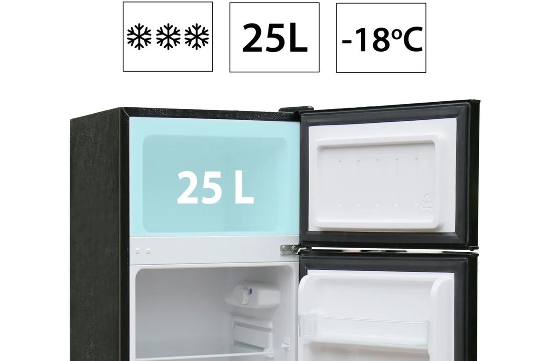 Manta MM545DBK - Koel-vriescombinatie