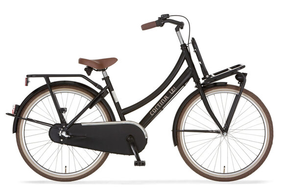 Cortina U4 Mini M26 RN3 meisjesfiets -Jet Black Matte