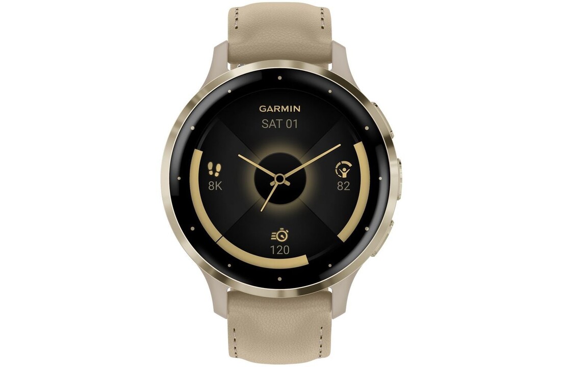 Garmin Venu 3S Goud/Beige - Smartwatch