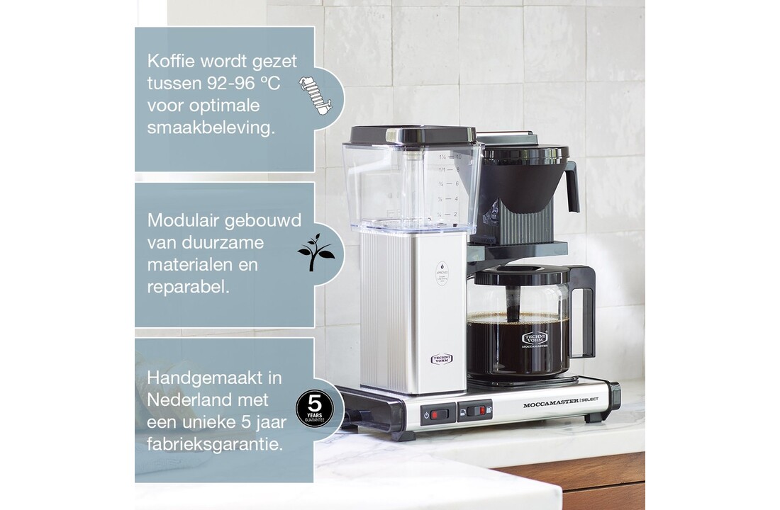 Moccamaster KBG Select (Forest Green) - Koffiezetapparaat
