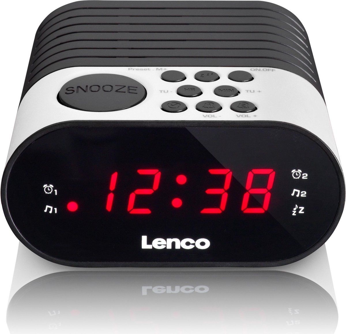 Lenco CR-07 Wit - Wekkerradio