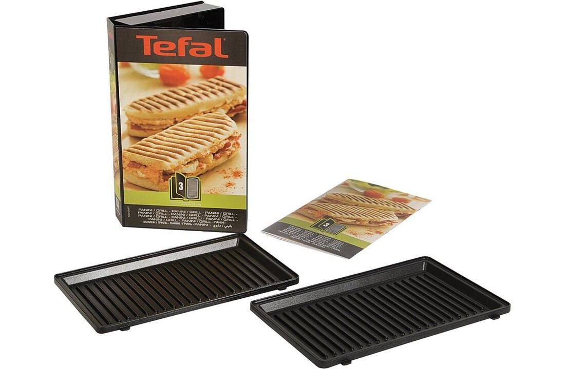Tefal Snack Collection XA8003 Grill-/Paniniplaten