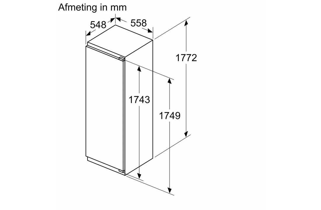 Bosch KIR81EDD0 EXCLUSIV - Inbouw koelkast
