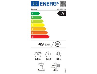 Siemens WG46G2Z9NL extraKlasse - Wasmachine
