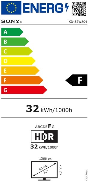 Sony Bravia KD-32W804P - LED TV