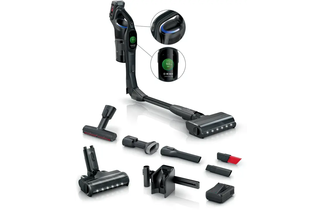 Bosch Unlimited 10  BXS1041BQC - draadloze steelstofzuiger.