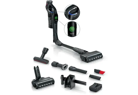 Bosch Unlimited 10  BXS1041BQC - draadloze steelstofzuiger.