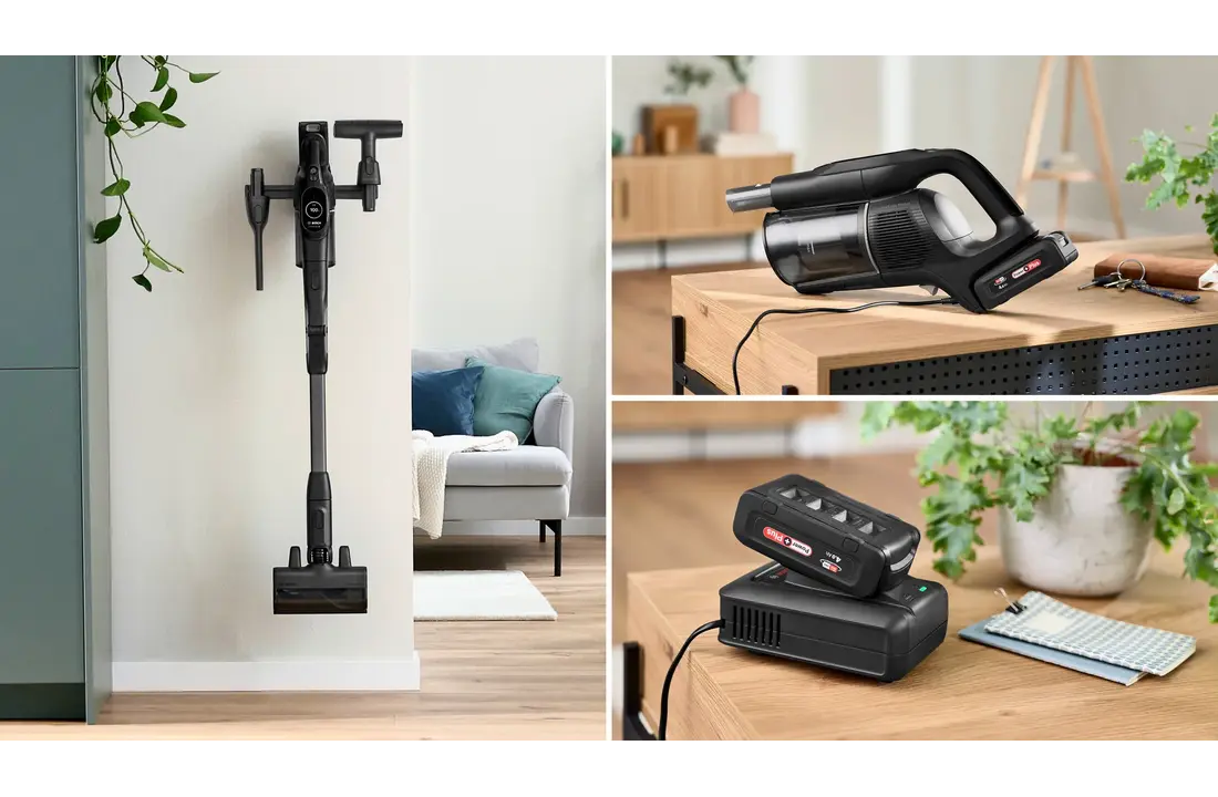 Bosch Unlimited 10  BXS1041BQC - draadloze steelstofzuiger.