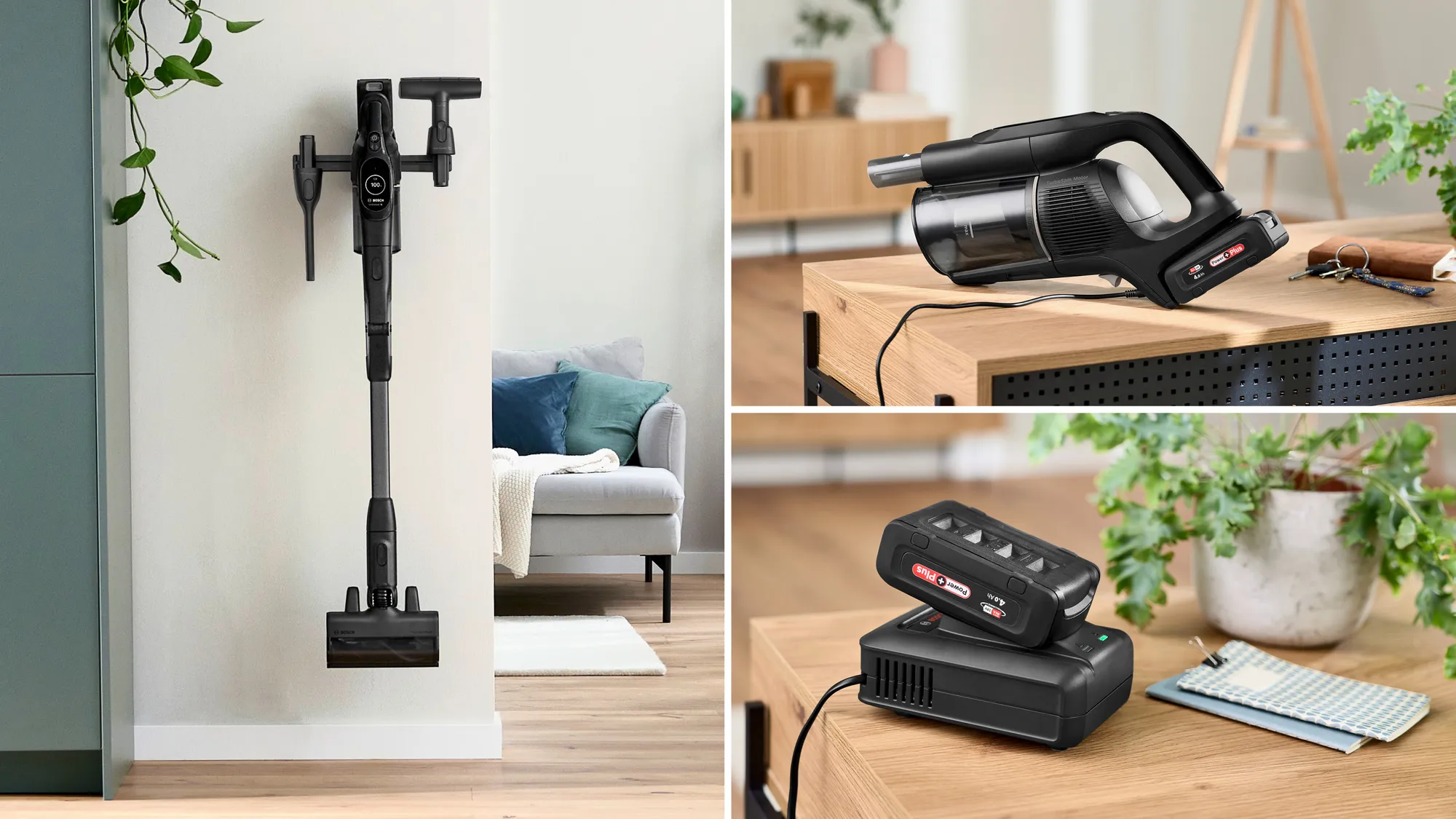 Bosch Unlimited 10  BXS1041BQC - draadloze steelstofzuiger.