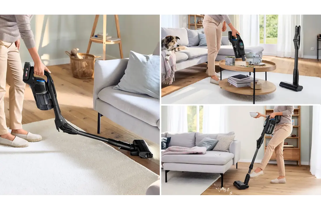 Bosch Unlimited 10  BXS1041BQC - draadloze steelstofzuiger.