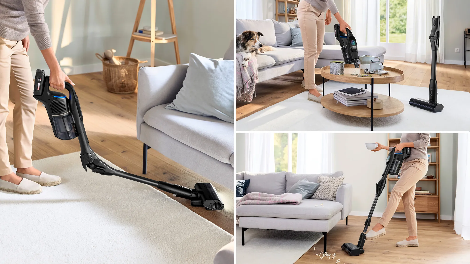 Bosch Unlimited 10  BXS1041BQC - draadloze steelstofzuiger.