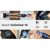 Bosch Unlimited 10  BXS1041BQC - draadloze steelstofzuiger.