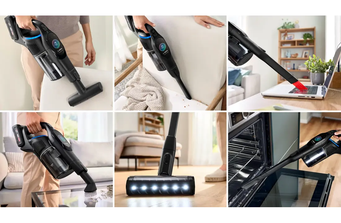 Bosch Unlimited 10  BXS1041BQC - draadloze steelstofzuiger.