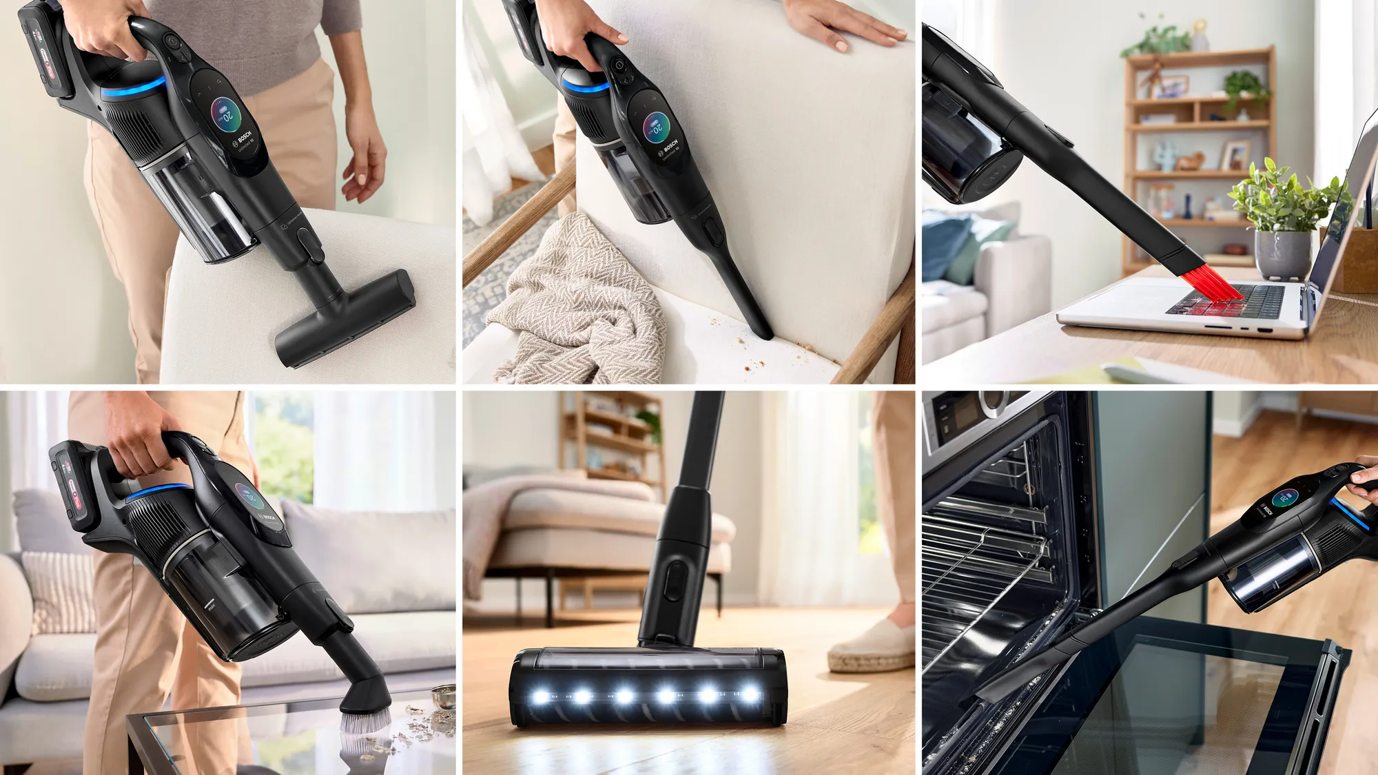 Bosch Unlimited 10  BXS1041BQC - draadloze steelstofzuiger.