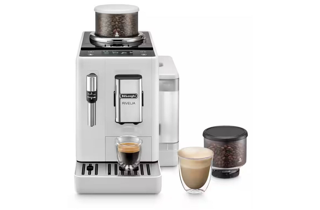 De'Longhi Rivelia Arctic White EXAM440.55.W - Koffiemachine