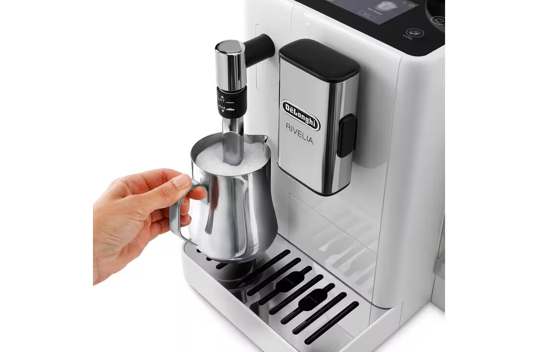 De'Longhi Rivelia Arctic White EXAM440.55.W - Koffiemachine