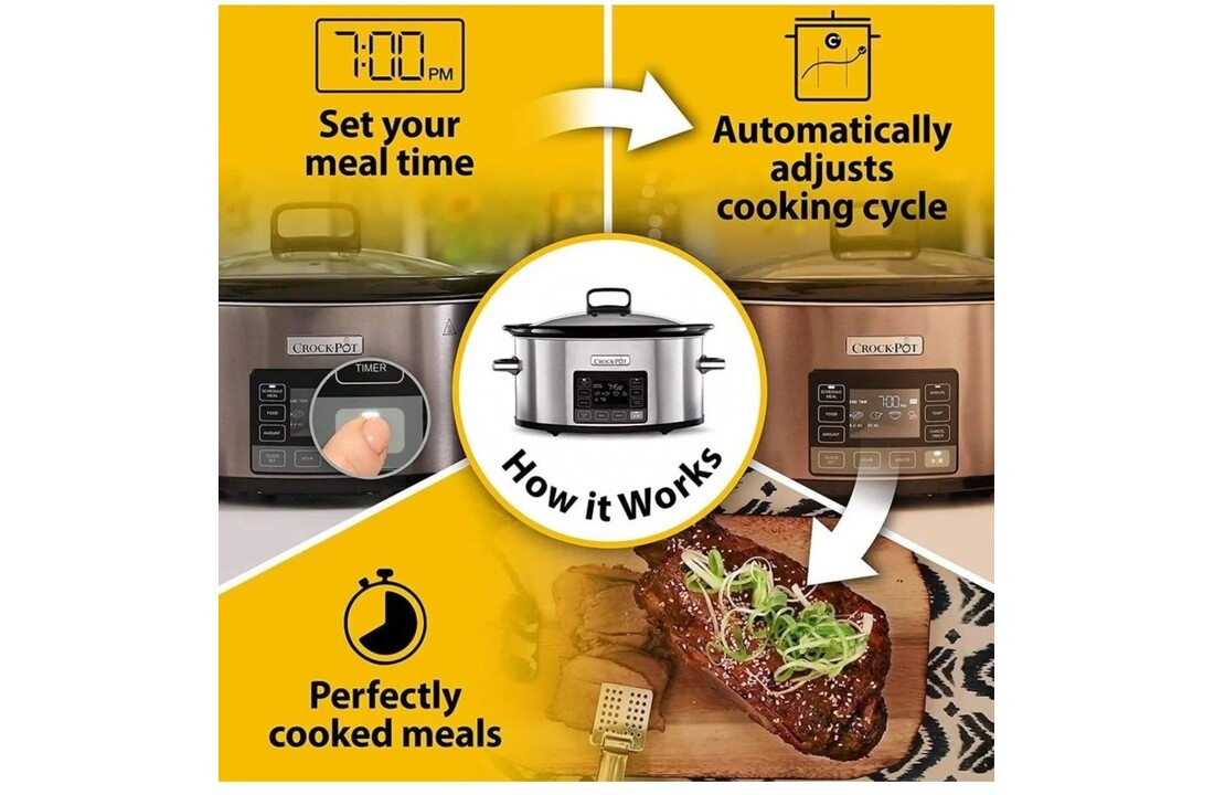 Crock-Pot CR066 Time Select - Stoomkoker