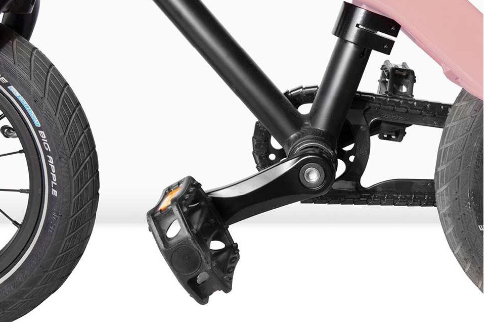 Vici 3-in-1 meegroeifiets vintage roze