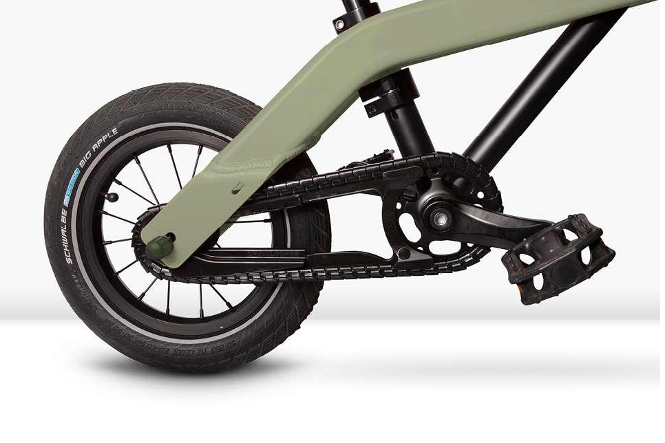 Vici 3-in-1 meegroeifiets vintage groen