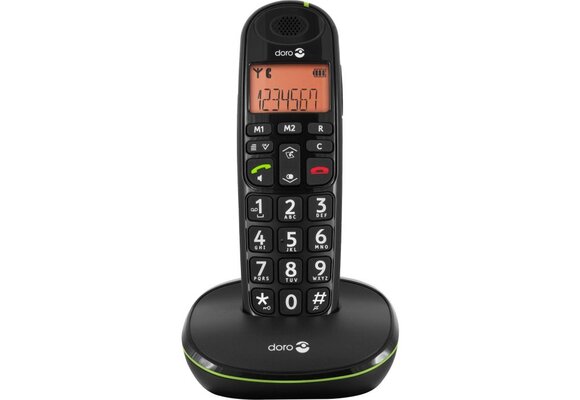 Doro PhoneEasy 100w Zwart - Senioren telefoon