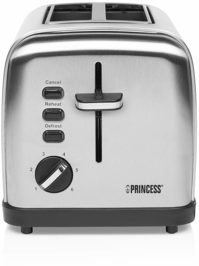 Princess 142354 Toaster Steel Style 2 - Broodrooster