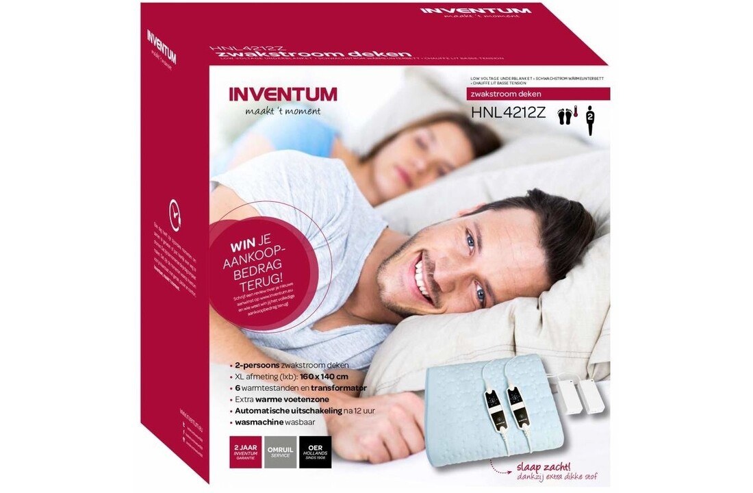 Inventum HNL4212Z - Elektrische deken