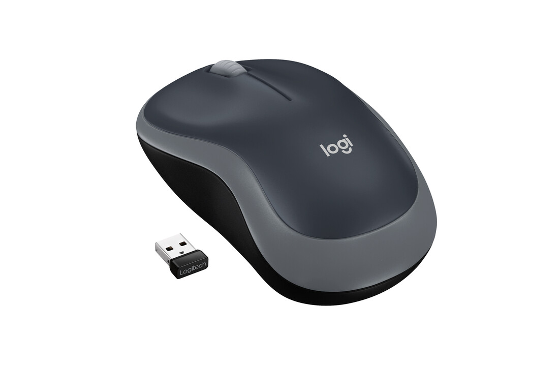 Logitech M185 Grijs - Muis