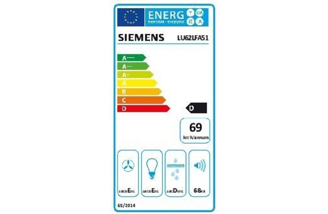 Siemens LU62LFA51 - Onderbouw afzuigkap