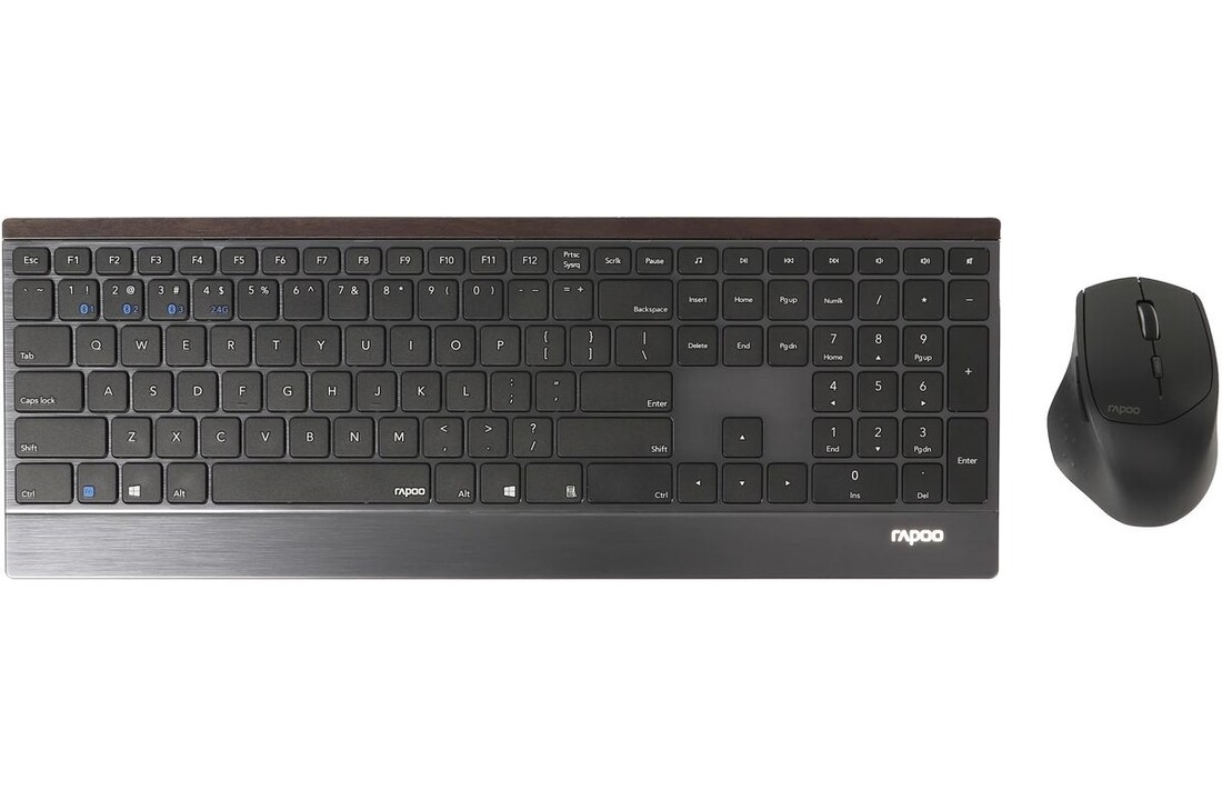 Rapoo 9500M - Toetsenbord + muis set