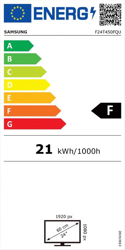 Samsung LF24T450FQR - Monitor