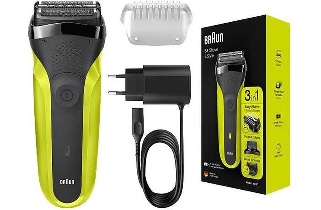 Braun Series 3 Shave&Style 300BT Zwart - Scheerapparaat