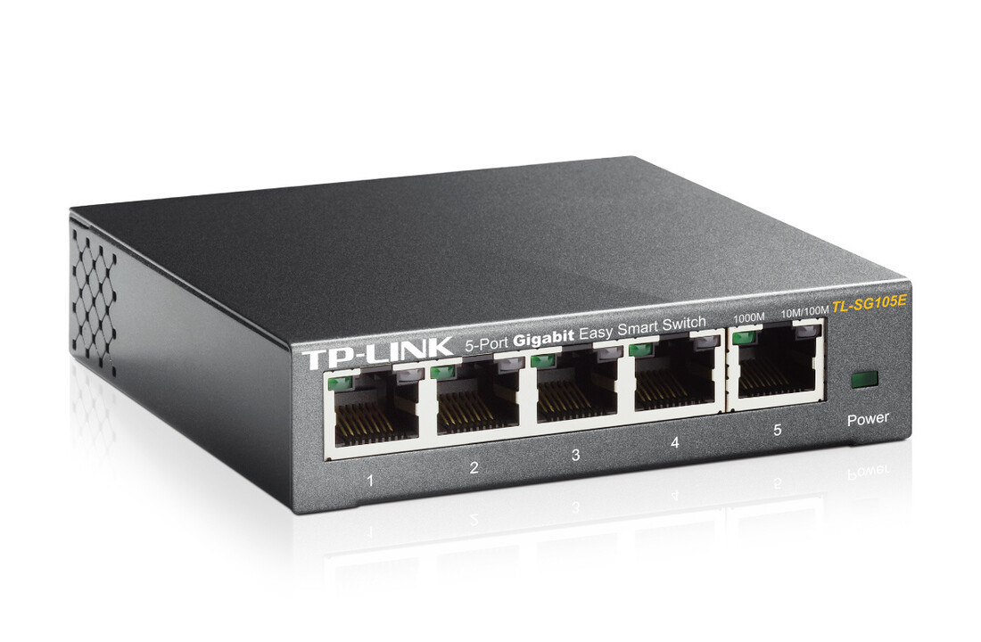 TP-Link TL-SG105E 5-poorts Gigabit Easy Smart - Netwerk switch