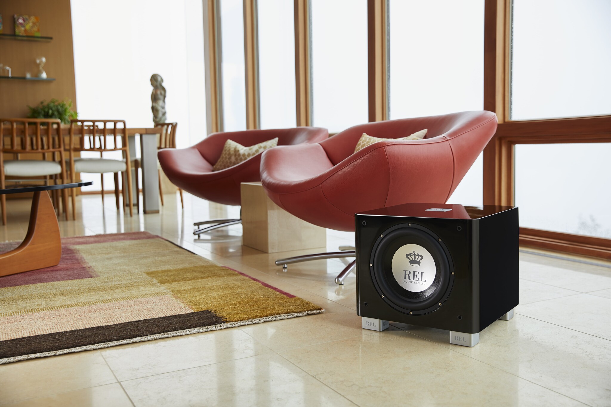 REL T9x Zwart - Subwoofer