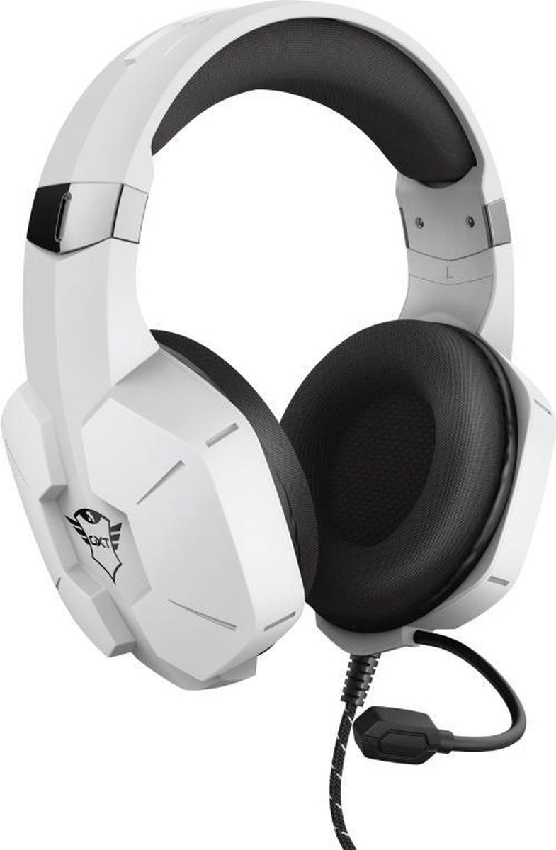 Trust GXT 323W Zwart/Wit - Gaming headset